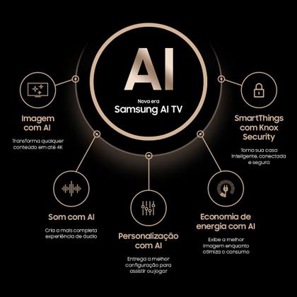 Imagem de Samsung AI TV 65" OLED 4K 65S95D 2024, Processador com AI, Livre de reflexos, HDR OLED Pro AI, Alexa built in