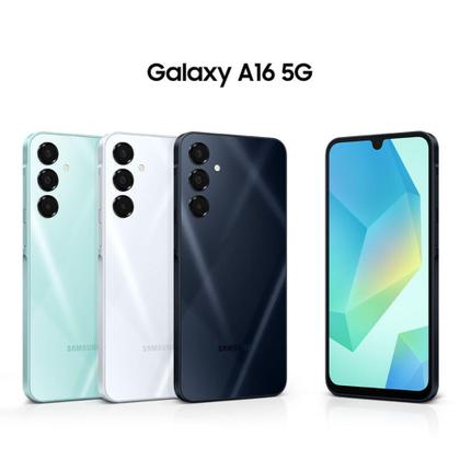 Imagem de Samsung Galaxy A16 Verde, 5G, 256GB, 8GB RAM, Câmera até 50MP, Tela 6,7", NFC, IP54, Bateria 5000mAh