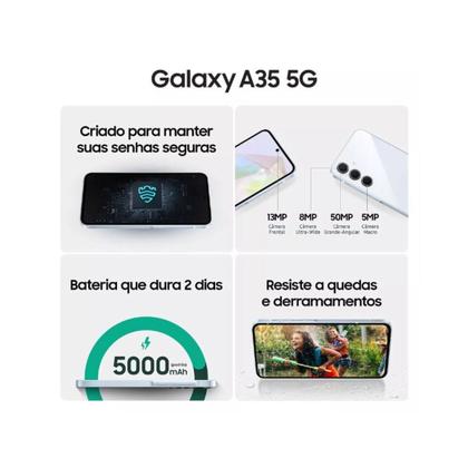 Samsung Galaxy A35 5g Dual Sim 256gb Azul Escuro 8 Gb Ram