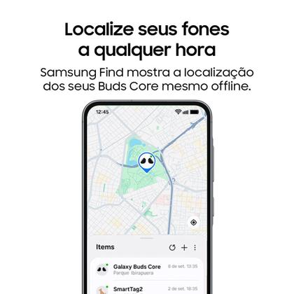 Imagem de Samsung Galaxy Buds Core, Fone de Ouvido, sem fio, cancelamento de ruído, interprete inteligente