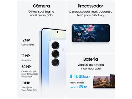 Imagem de Samsung Galaxy S25 5G 256GB Galaxy AI Prata 6,2" 12GB RAM Câm. Tripla 50+12+10MP Bateria 4000mAh Dual Chip