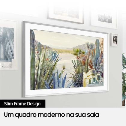 Imagem de Samsung Smart TV 32" QLED The Frame 2023 LS03C, Tela Matte, Design slim, Suporte de parede incluso