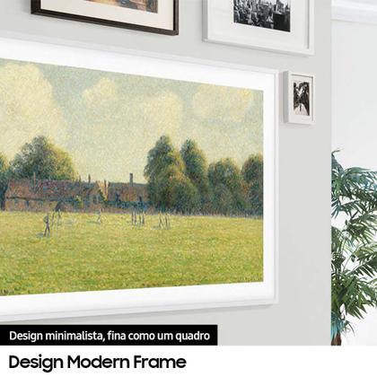 Imagem de Samsung Smart TV 43" QLED 4K The Frame 43LS03D, Tela Matte antirreflexo, Molduras customizáveis, Modo Arte, One Connect