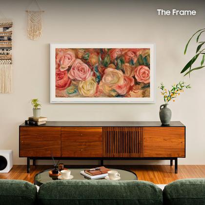 Imagem de Samsung Smart TV 43" QLED 4K The Frame 43LS03D, Tela Matte antirreflexo, Molduras customizáveis, Modo Arte, One Connect