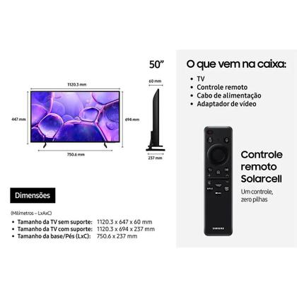 Imagem de Samsung Smart TV 50" LED 4K UN50U8600, Alexa Integrada