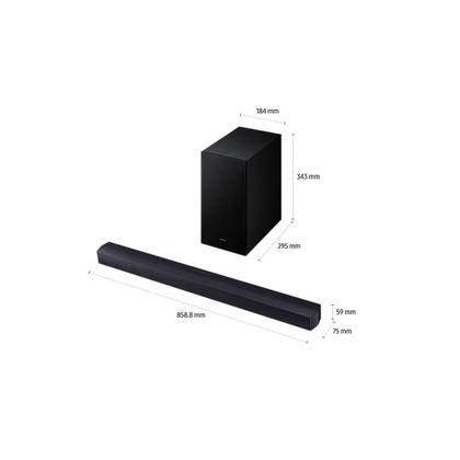 Imagem de Samsung Smart TV 65" MiniLED 4K M75H + Soundbar Samsung B-Series HW-B450F