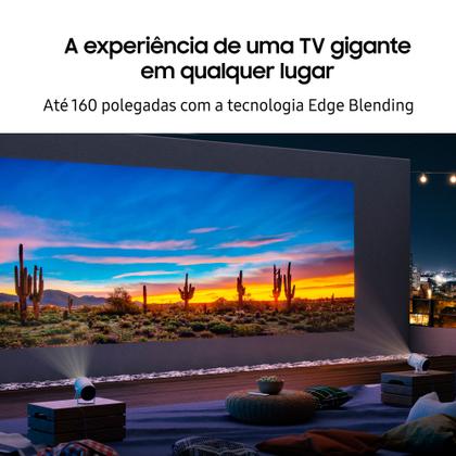 Samsung The Freestyle 2nd Gen projetor Smart Portátil de 30 a 100 polegadas, plataforma Tizen, som 360º Imagem de Samsung The Freestyle 2nd Gen projetor Smart Portátil de 30 a 100 polegadas, plataforma Tizen, som 360º