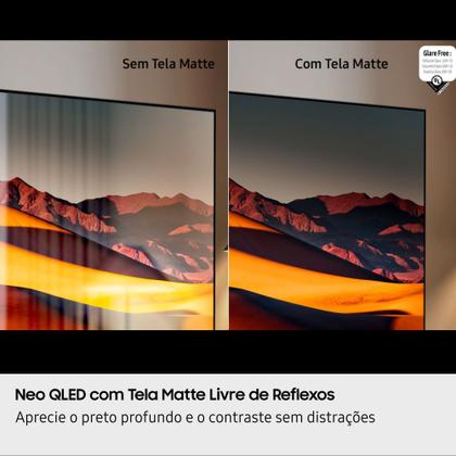 Imagem de Samsung Vision AI TV 115 NEO QLED Ultra 4K QN90F 2025, Mini LED, Processador com AI, Tela Matte, Controle por Gestos, Modo Game com AI