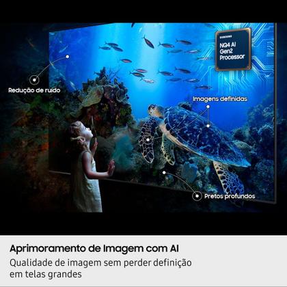 Imagem de Samsung Vision AI TV 115 NEO QLED Ultra 4K QN90F 2025, Mini LED, Processador com AI, Tela Matte, Controle por Gestos, Modo Game com AI