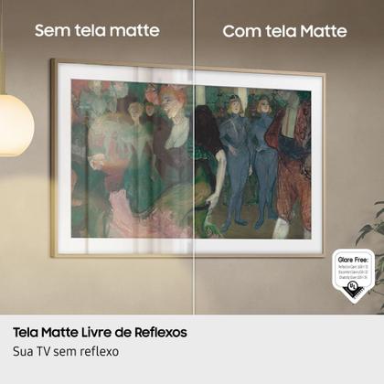 Imagem de Samsung Vision AI TV 43" The Frame 4K LS03F 2025, Tela Matte antirreflexo, Molduras customizáveis, Modo Arte, 7 Anos de Atualização