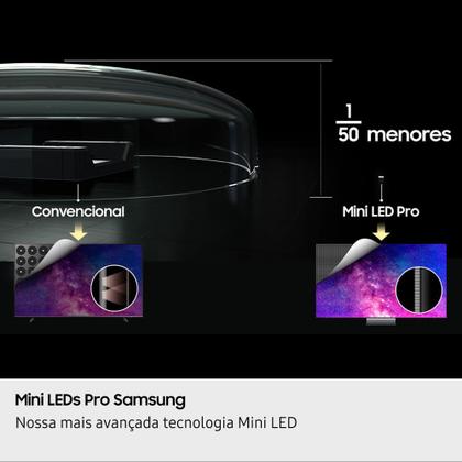 Imagem de Samsung Vision AI TV 50 NEO QLED Ultra 4K QN90F 2025, Mini LED, Processador com AI, Tela Matte, Controle por Gestos, Modo Game com AI