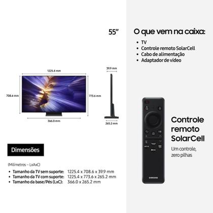 Imagem de Samsung Vision AI TV 55" OLED 4K S90F + Soundbar HW-B450F