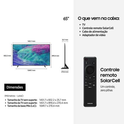 Imagem de Samsung Vision AI TV 65" NEO QLED 4K QN1EF + Soundbar HW-Q800F