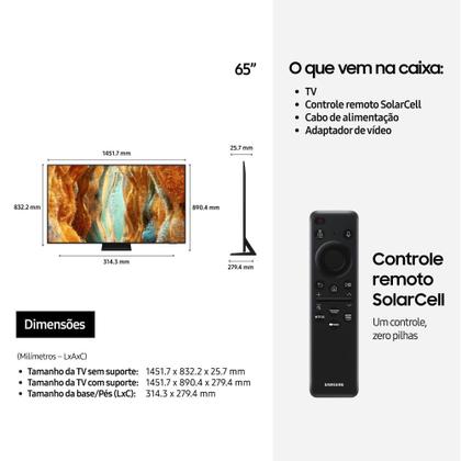 Imagem de Samsung Vision AI TV 65" NEO QLED 4K QN70F + Soundbar HW-Q800F