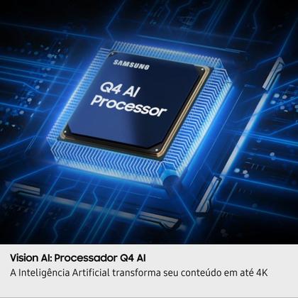Imagem de Samsung Vision AI TV 65" QLED 4K QEF1 2025, Pontos Quânticos, Processador com AI, Art Store, Alexa