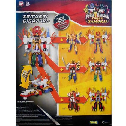Samurai Gigazord de 29cm Power Rangers Super Samurai Bandai 31581