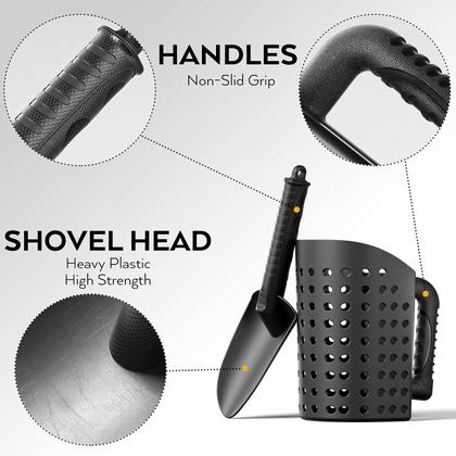 Imagem de Sand Scoop & Shovel INCLY para detector de metais para crianças e adultos