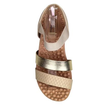 Imagem de Sandália Anabela Elástico Confortável Modare