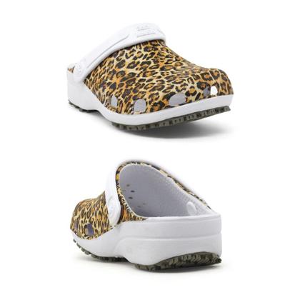 Imagem de Sandália Babuche Estampado Soft Mania com Tira Detalhe Perfuros e Sola Borracha