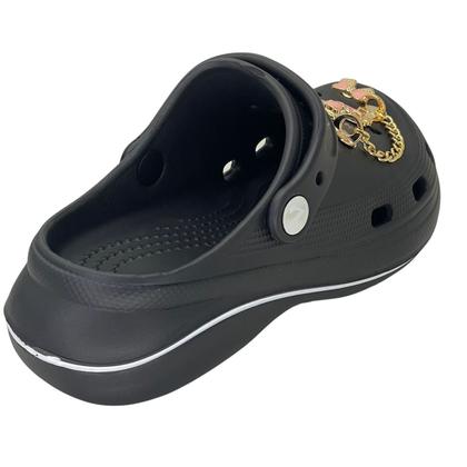 Imagem de Sandalia Babuche Feminina Com Enfeite Salto Conforto 2436