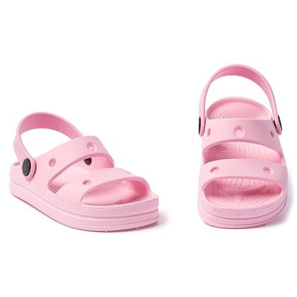 Imagem de Sandália Babuche Infantil Unissex Pequito Confortável Leve Macia Antiderrapante Água Calce Fácil Resistente
