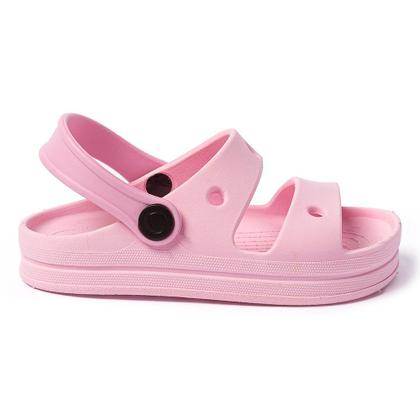 Imagem de Sandália Babuche Infantil Unissex Pequito Confortável Leve Macia Antiderrapante Água Calce Fácil Resistente