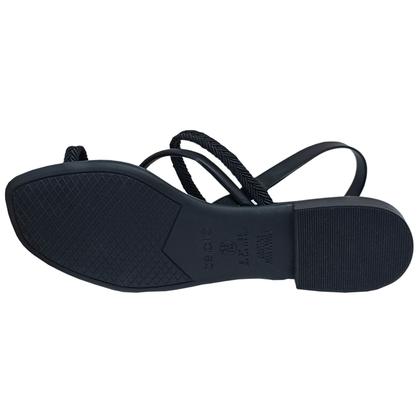 Imagem de Sandália Beira Rio Feminino Tiras Trançadas Casual