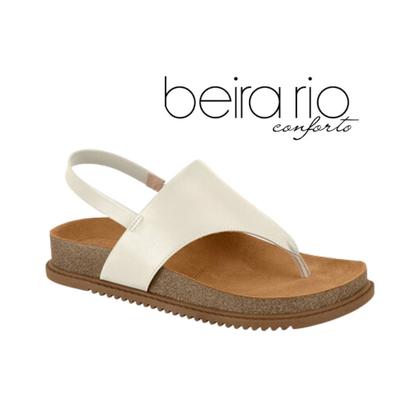 Imagem de Sandalia Beira Rio Original Feminina Rasteirinha Flatform Rasteira Casual Flat Fashion Calce Facil Lancamento