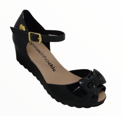 Sandália Boneca Feminina Festa Salto Anabela Infantil