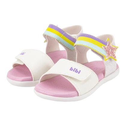 Imagem de Sandália branca infantil bibi baby soft ii 1188152