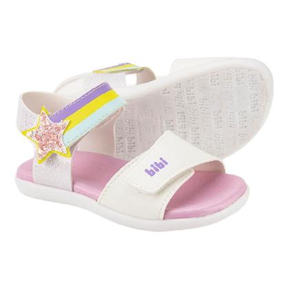 Imagem de Sandália branca infantil bibi baby soft ii 1188152