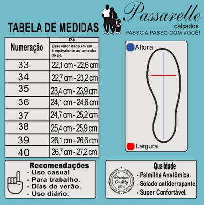 Imagem de Sandália Casual Feminina Usaflex Com Salto Bloco Médio Confortável Dia a Dia Fashion Trabalho Macio