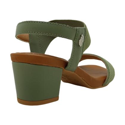 Imagem de Sandália Casual Feminina Usaflex Com Salto Bloco Médio Confortável Dia a Dia Fashion Trabalho Macio