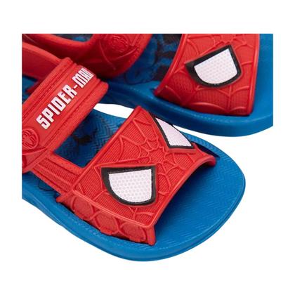 Imagem de Sandália Casual Spider-Man + Brinde Furgão Menino Grendene Kids Azul / Vermelho 28