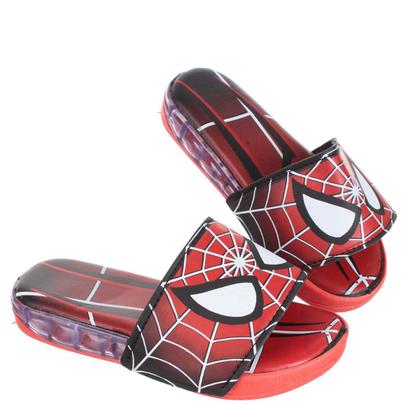 Imagem de Sandalia Chinelo com Luzinha de Led Pisca do Aranha Infantil Masculino Meninos