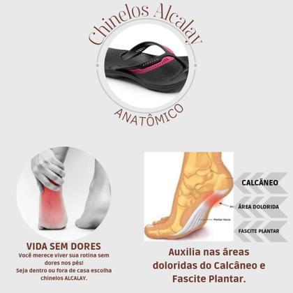 Imagem de Sandália Chinelo de Dedo Para Esporão Ortopédica Ultra Confortável Leve