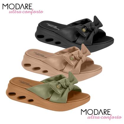 Imagem de Sandalia Chinelo Feminino Modare Slide Laço Confortavel Amortecedor Ref: 7215.102