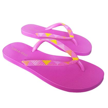 Imagem de Sandalia Chinelo Feminino Terra & Agua Tira Multi Color 030068C