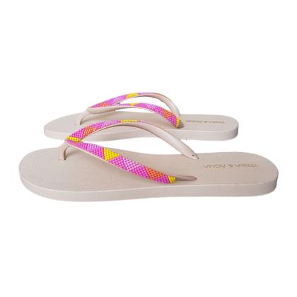 Imagem de Sandalia Chinelo Feminino Terra & Agua Tira Multi Color 030068C