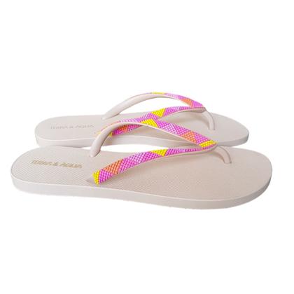 Imagem de Sandalia Chinelo Feminino Terra & Agua Tira Multi Color 030068C