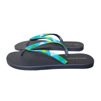 Imagem de Sandalia Chinelo Feminino Terra & Agua Tira Multi Color 030068C