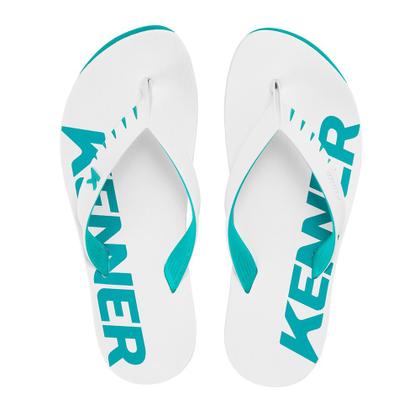 Imagem de Sandalia/chinelo kenner original red colors branco/verde