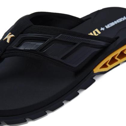 Imagem de Sandalia Chinelo Kenner Rakka Full Force L7 Preto/Dourado