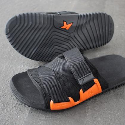 Sandália Coleção Verão Chinelo Kenner HYP3R-Z DXF 02 Preto Laranja