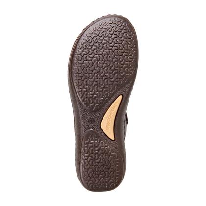 Imagem de Sandália com Elastico em Couro Cafe Levecomfort 