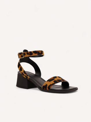 Imagem de Sandália Couro Animal Print - Onça