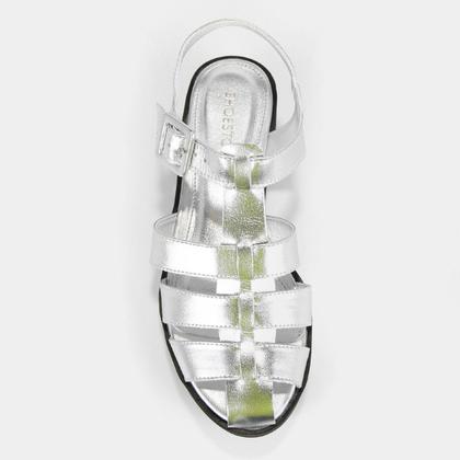 Imagem de Sandália Couro Shoestock Fisherman Tratorada Feminina