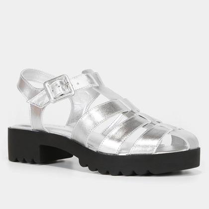 Imagem de Sandália Couro Shoestock Fisherman Tratorada Feminina