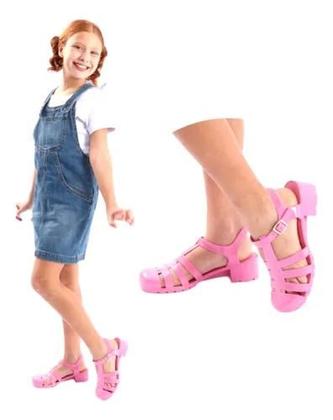 Imagem de Sandália Cristal Aranha Infantil Meninas Tiras Miss Miss 232