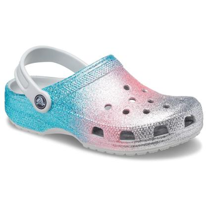 Imagem de Sandália crocs classic clog glitter infantil shimmer/multi